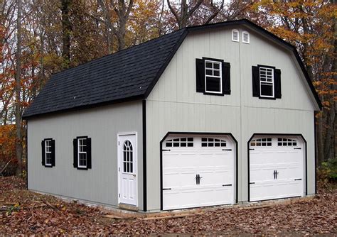 gambrel metal barn house plans|gambrel garage plans 24x30.